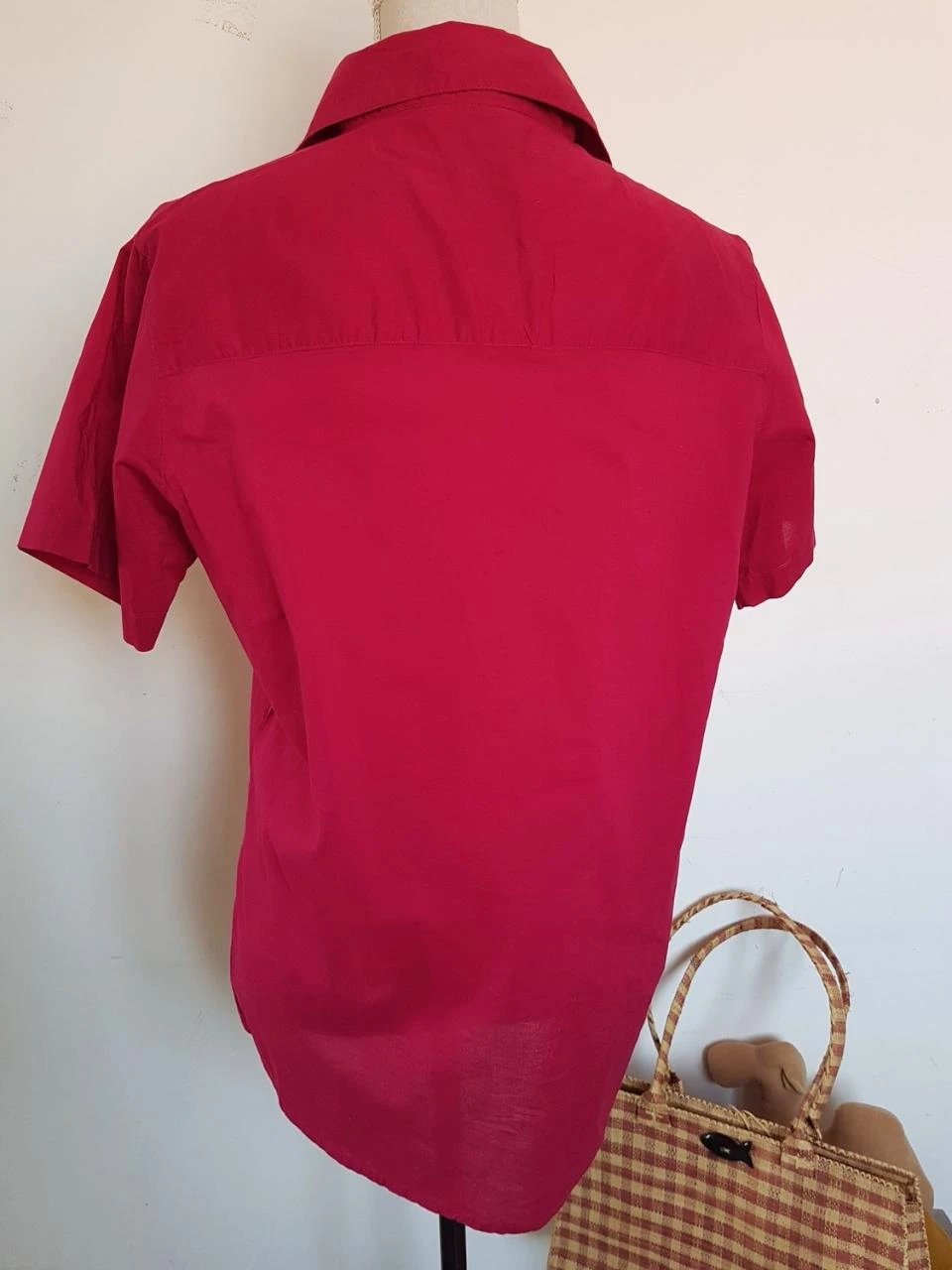 🌸 Gebrocheerde Fuchsia Bloesem & Strass Blouse Adèle Joris - Maat 40 🌸 – photo 3